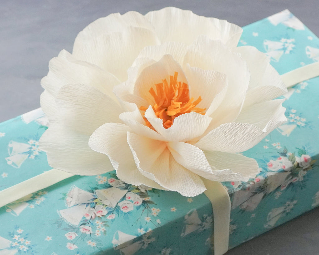 Flower Wrapping Paper, Vintage Valentine's Day Mother's Day Gift