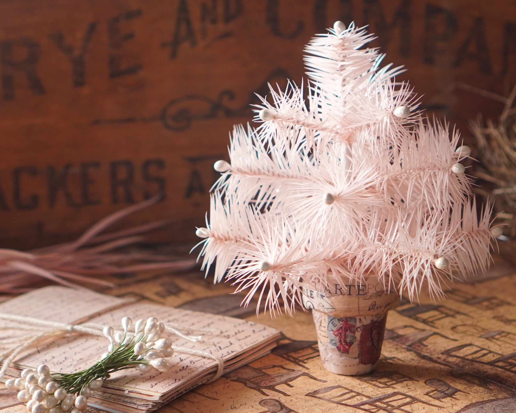 Miniature Potted Feather Tree Tutorial