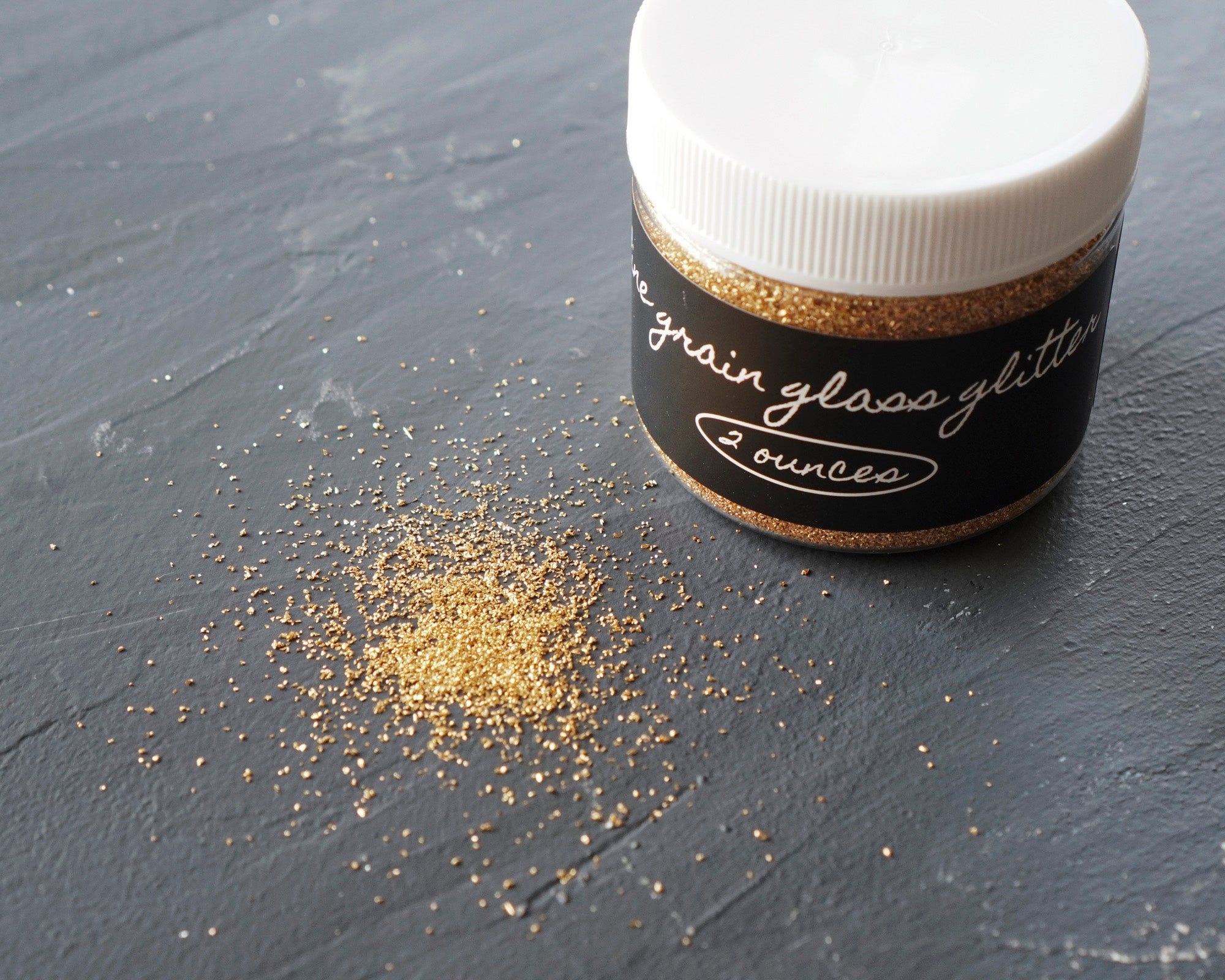 Fine Grain Glass Glitter - Gold