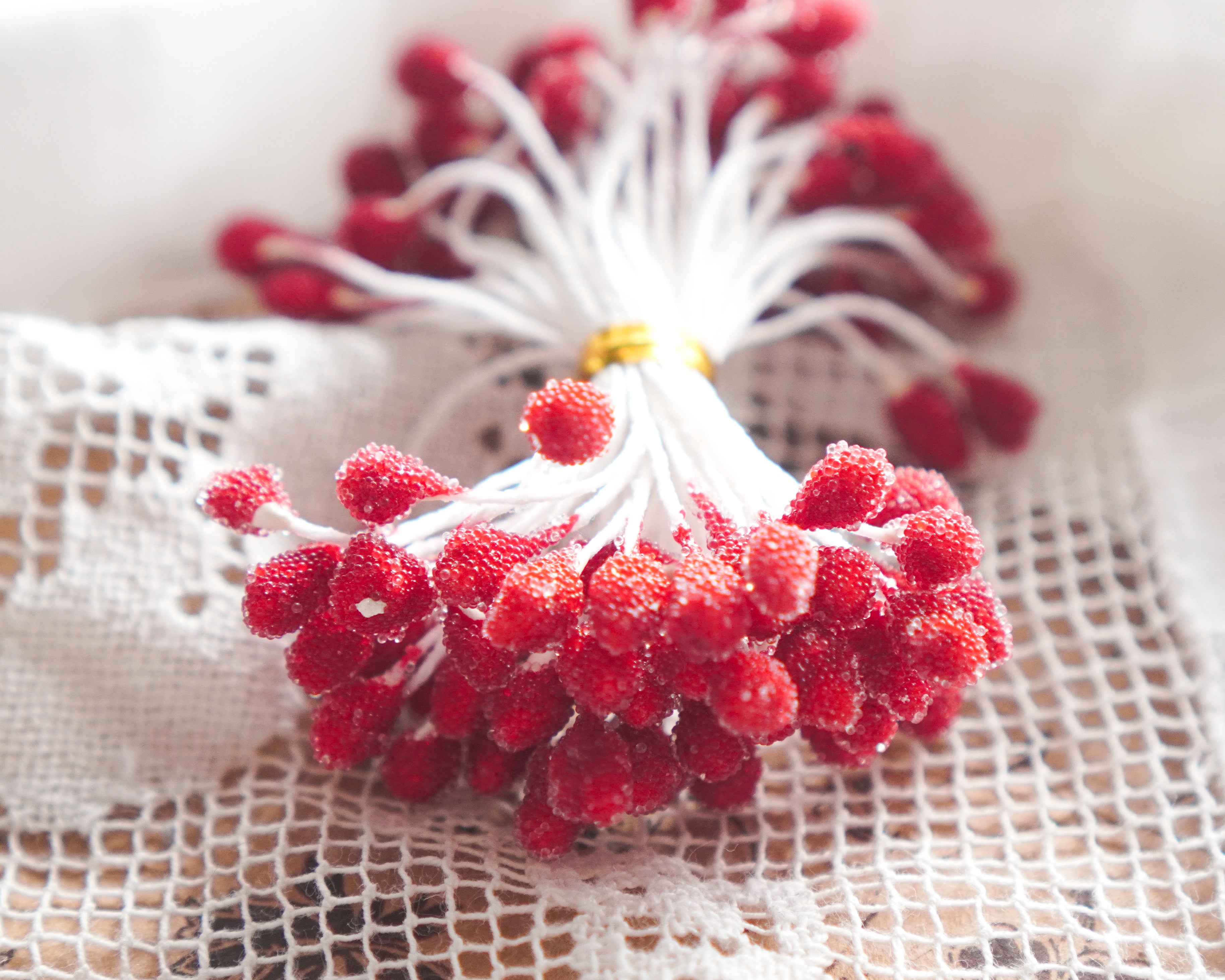 Sugared Berry Stamens, 50 Pcs.