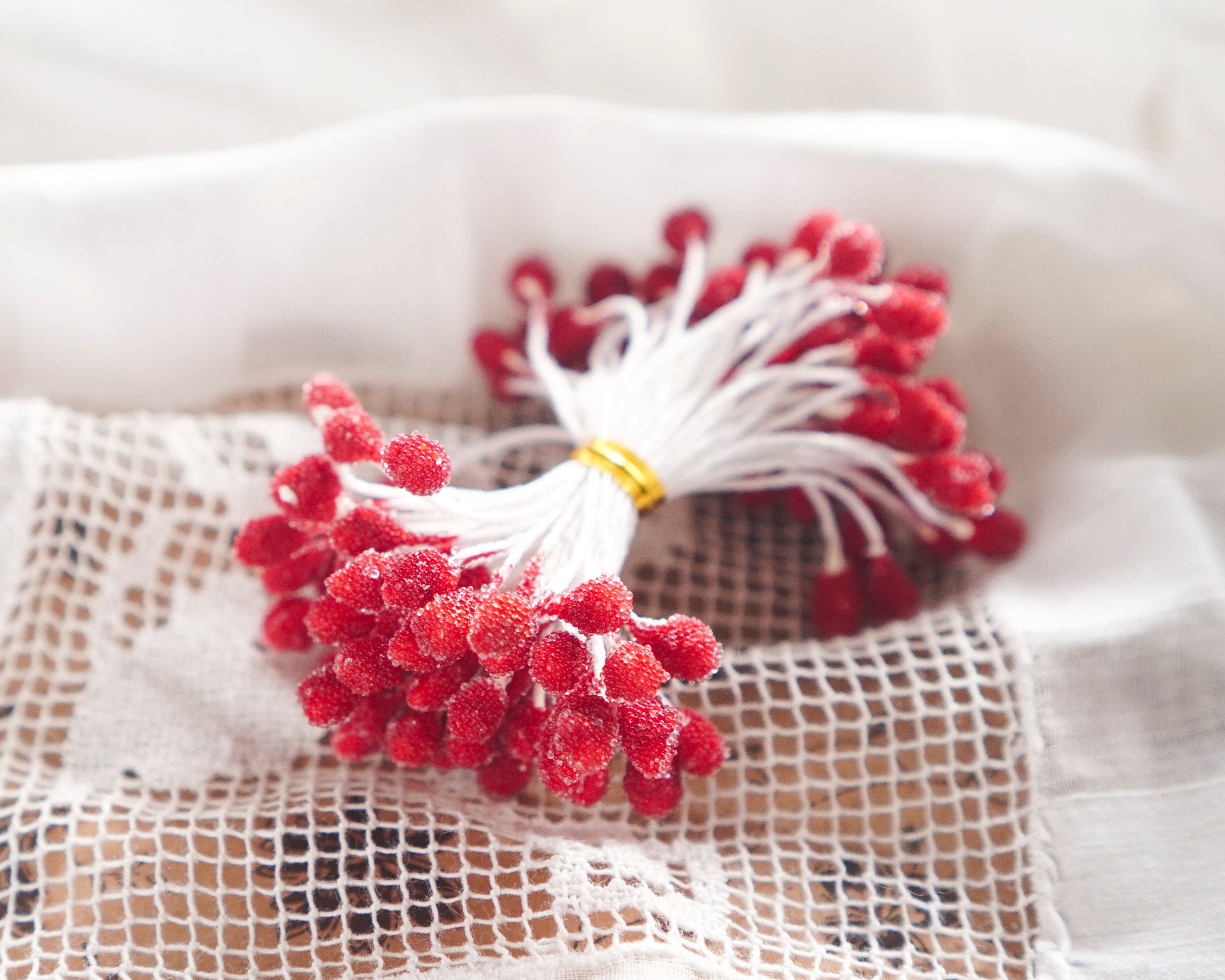 Sugared Berry Stamens, 50 Pcs.