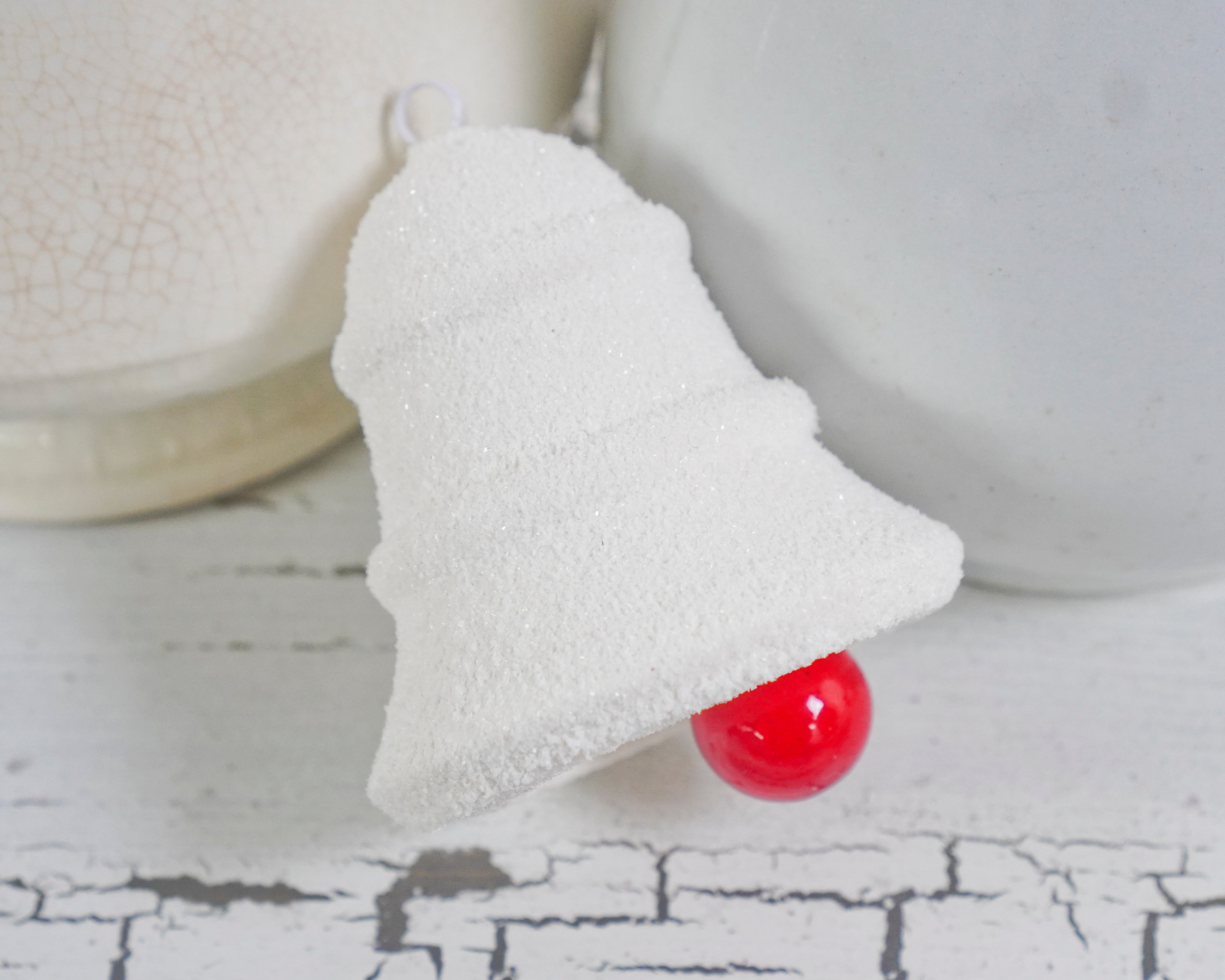 Snow Bell - Spun Cotton Christmas Ornament