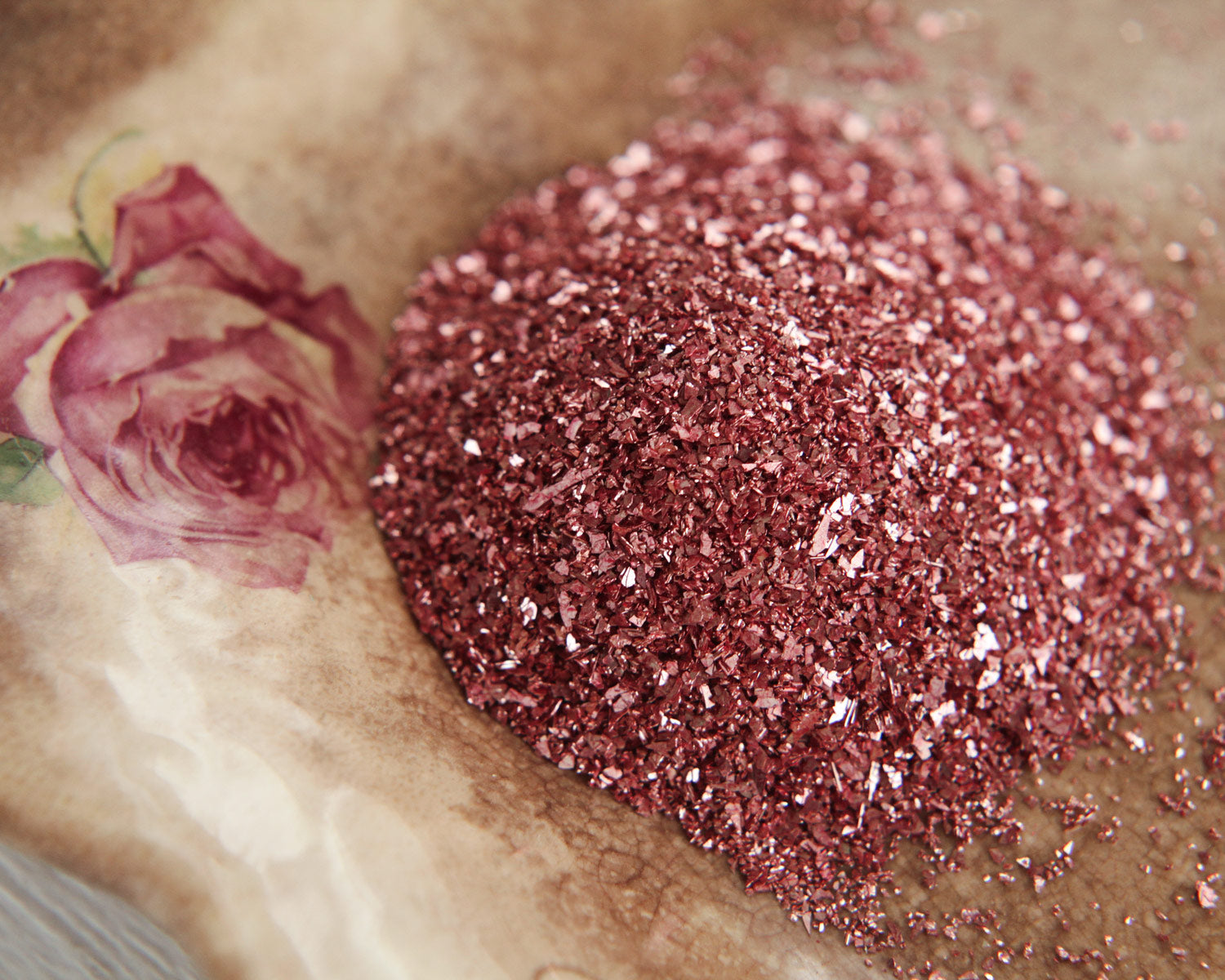 Glass Glitter German, Crushed Glass – Rose Mille