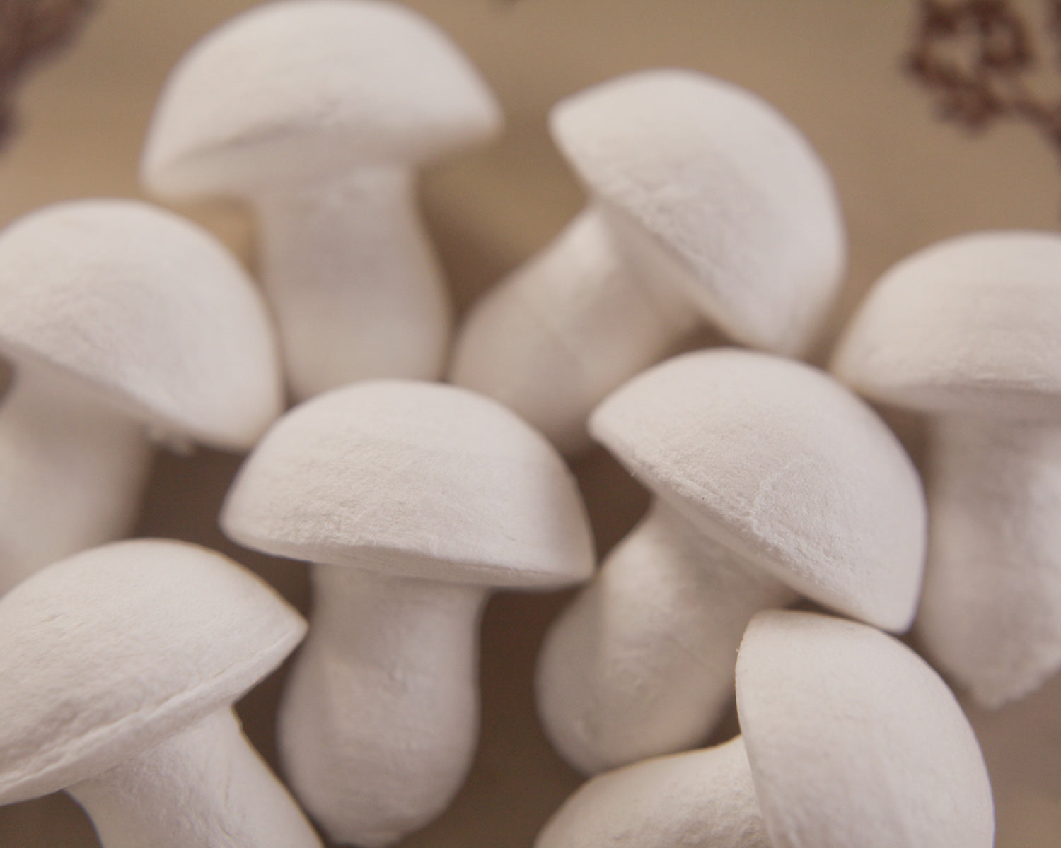 50mm Styrofoam Shapes (8pcs) - Mushroom - Vibes & Scribes